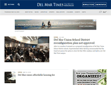 Tablet Screenshot of delmartimes.net